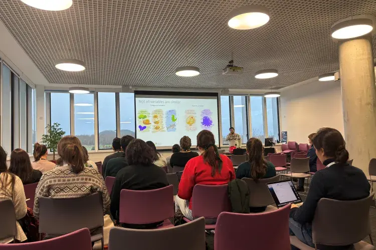 Students attending Masterclass session